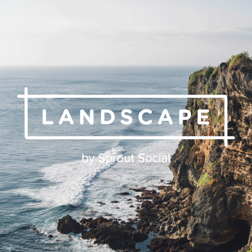Landscape Logo Animation Cliffs